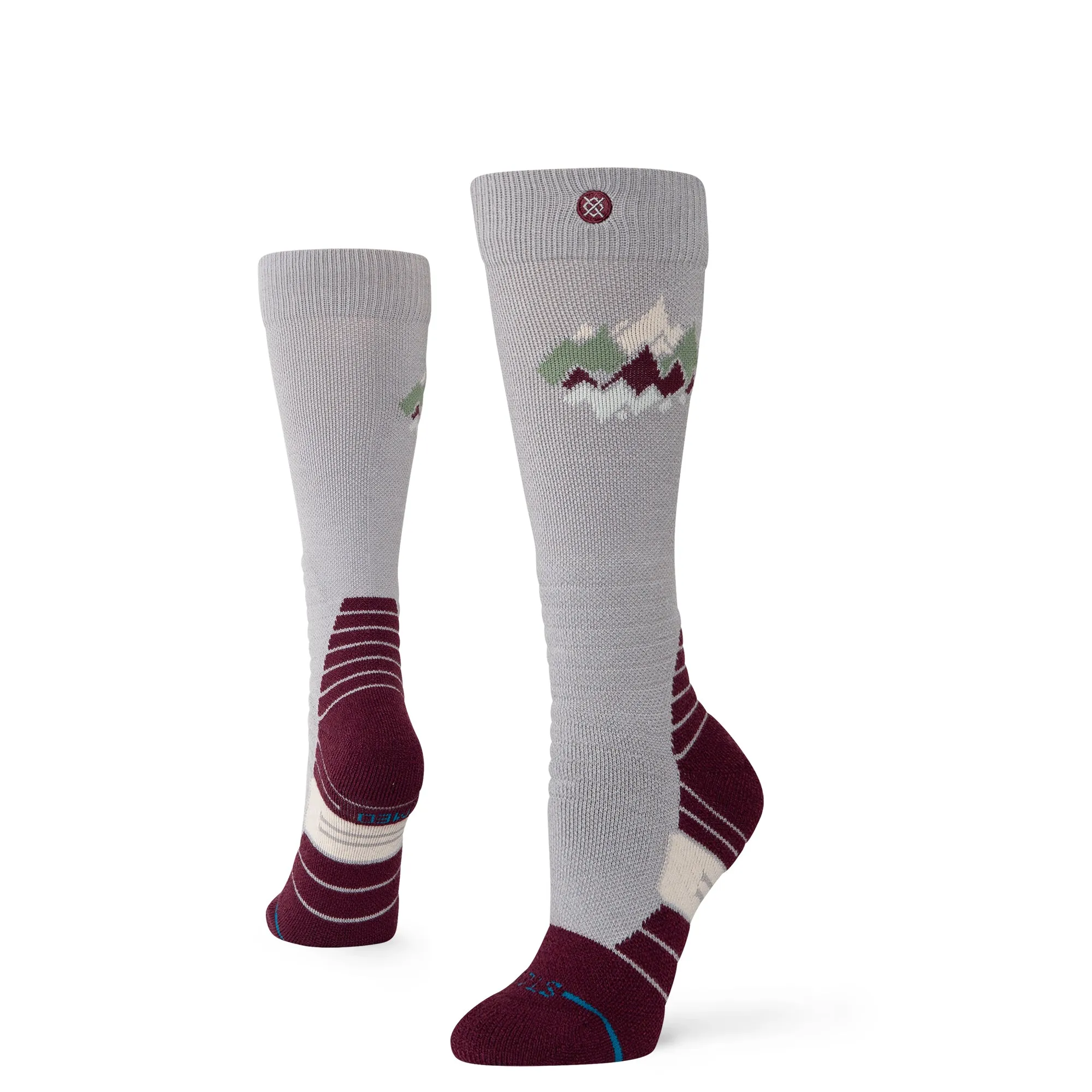 Womens Peaks Mid Wool Snow Otc Socks sold by Stance