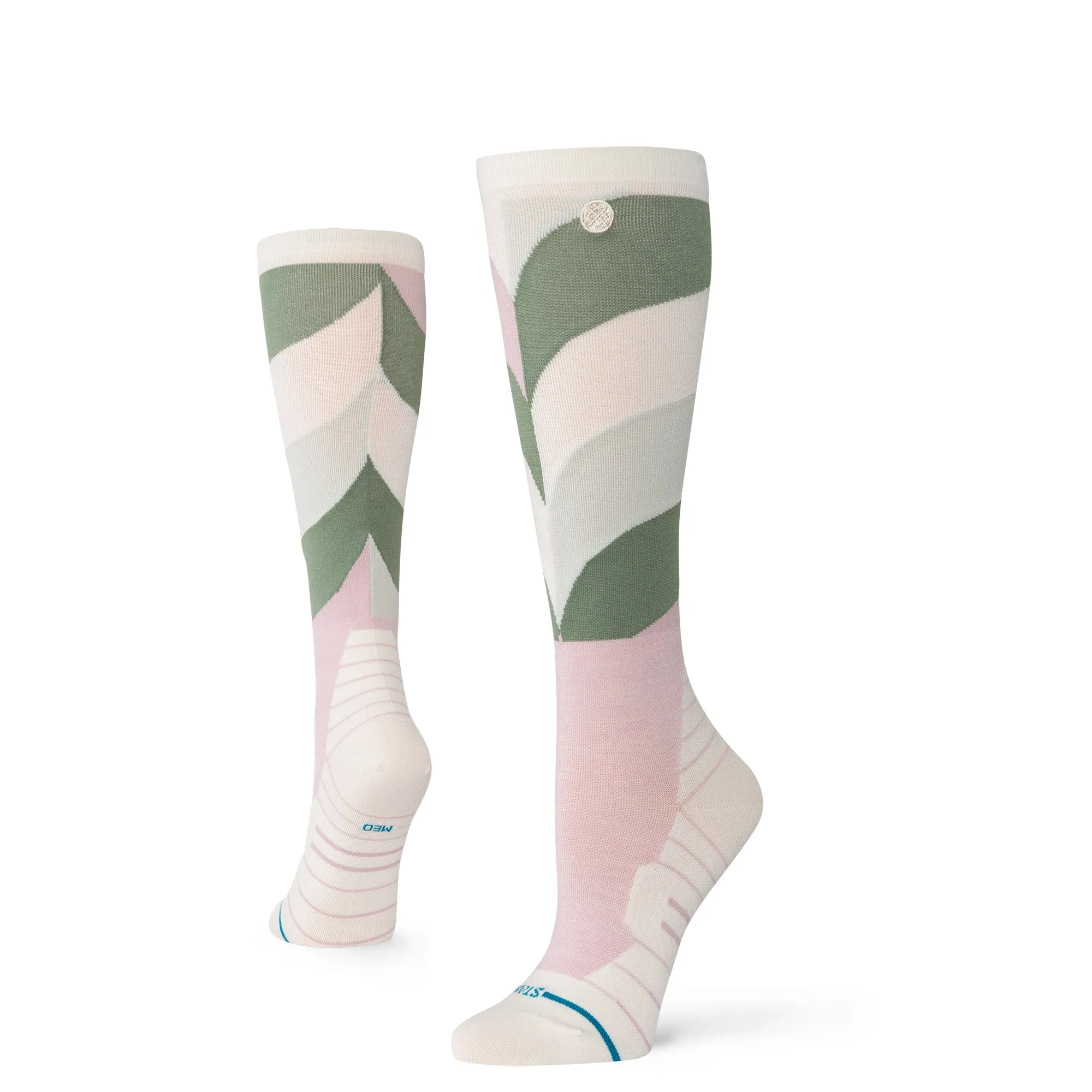 Womens Geo Petals Wool Snow Otc Socks sold by Stance