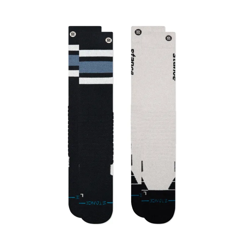 Speed Mid Poly Snow Otc Socks 2 Pack sold by Stance
