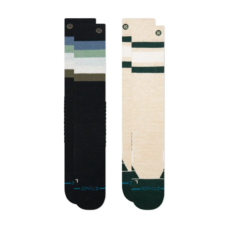 Maliboo Mid Wool Snow Otc Socks 2 Pack sold by Stance