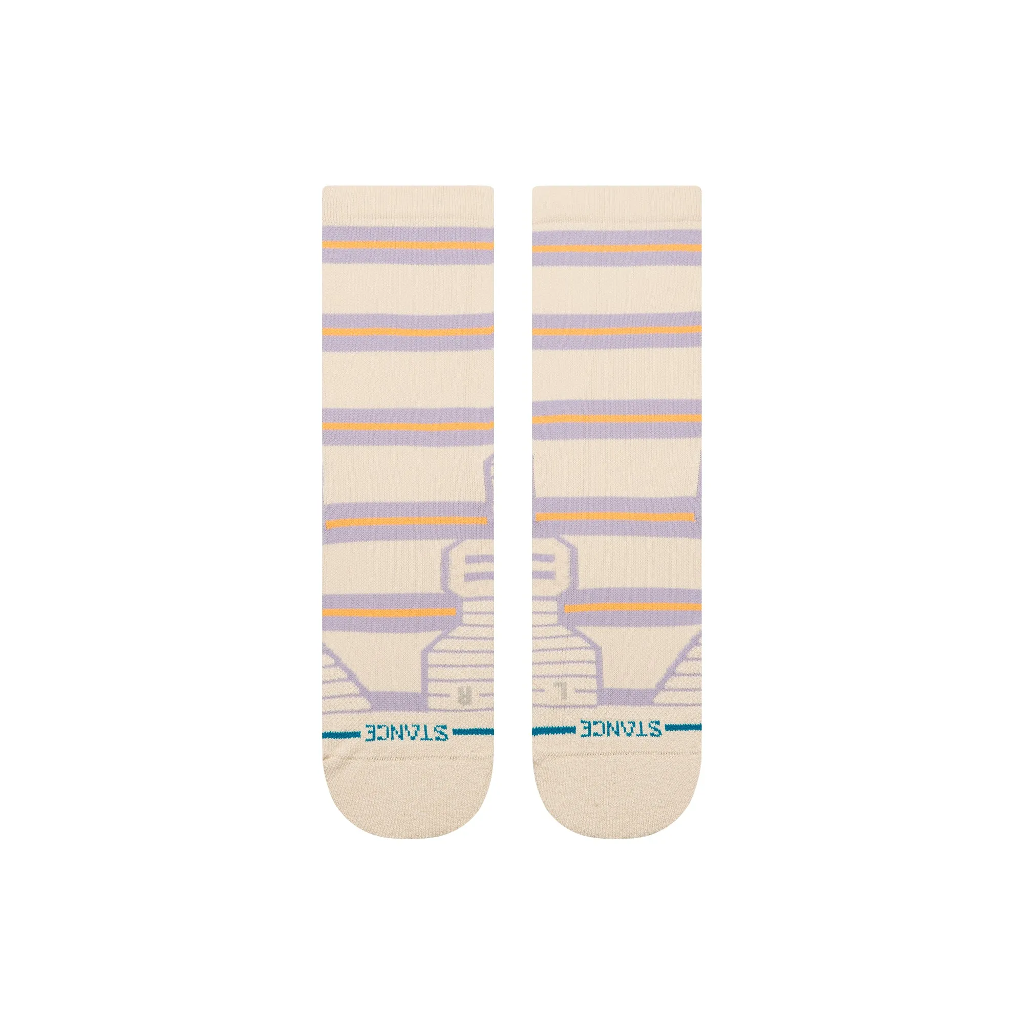 Womens Beam Stripe Mid Crew Socks sold by Stance product image thumbnail 2