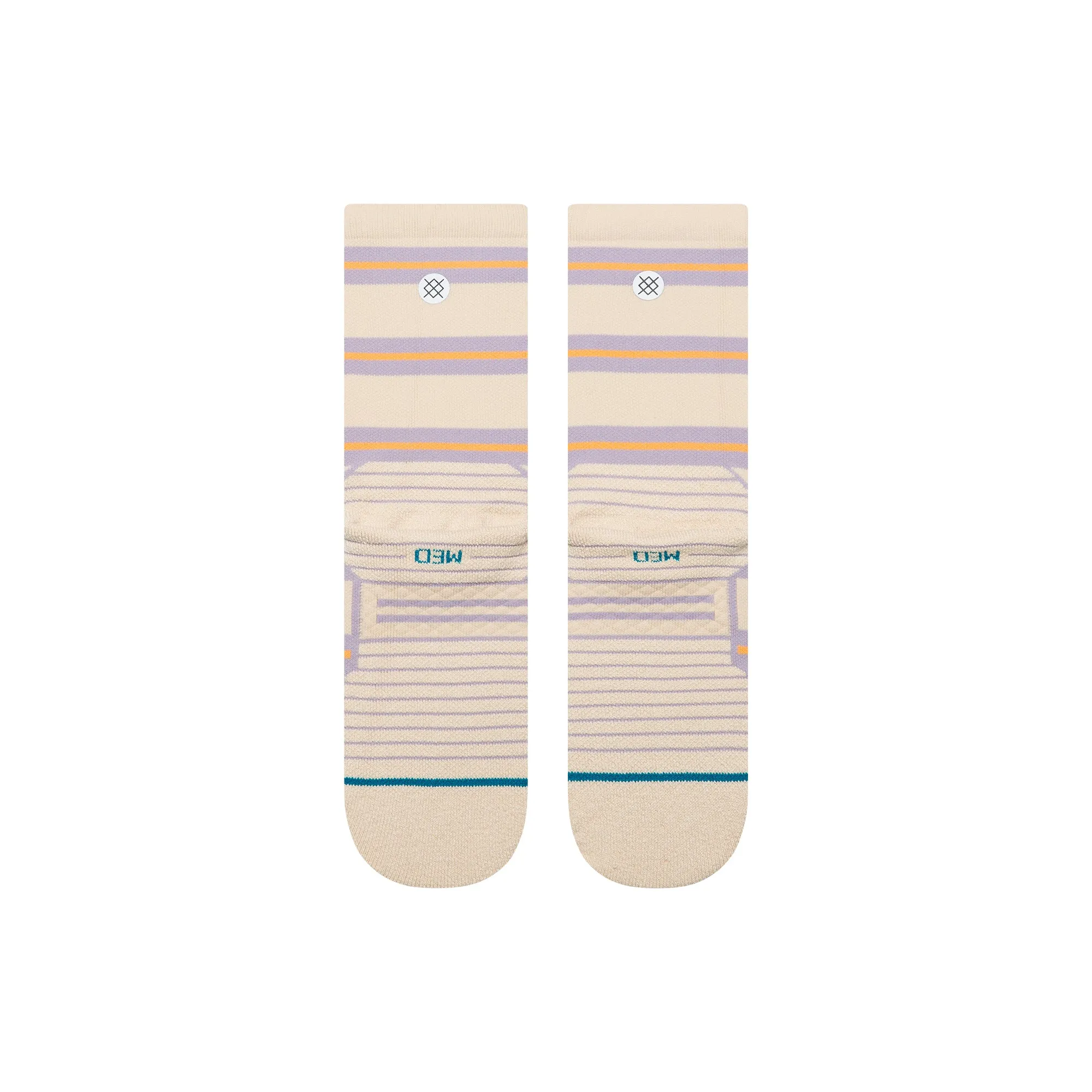 Womens Beam Stripe Mid Crew Socks sold by Stance product image thumbnail 3