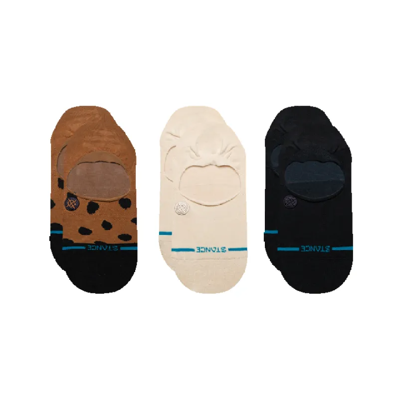 Womens Leopard No Show Socks 3 Pack sold by Stance