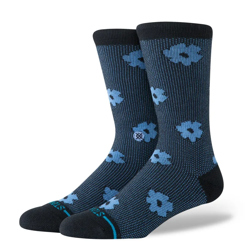 Digital Daisy Crew Socks sold by Stance