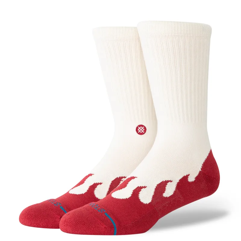 Heating Up Crew Socks made by Stance