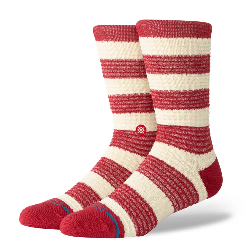Peppermint Waffle Crew Socks made by Stance