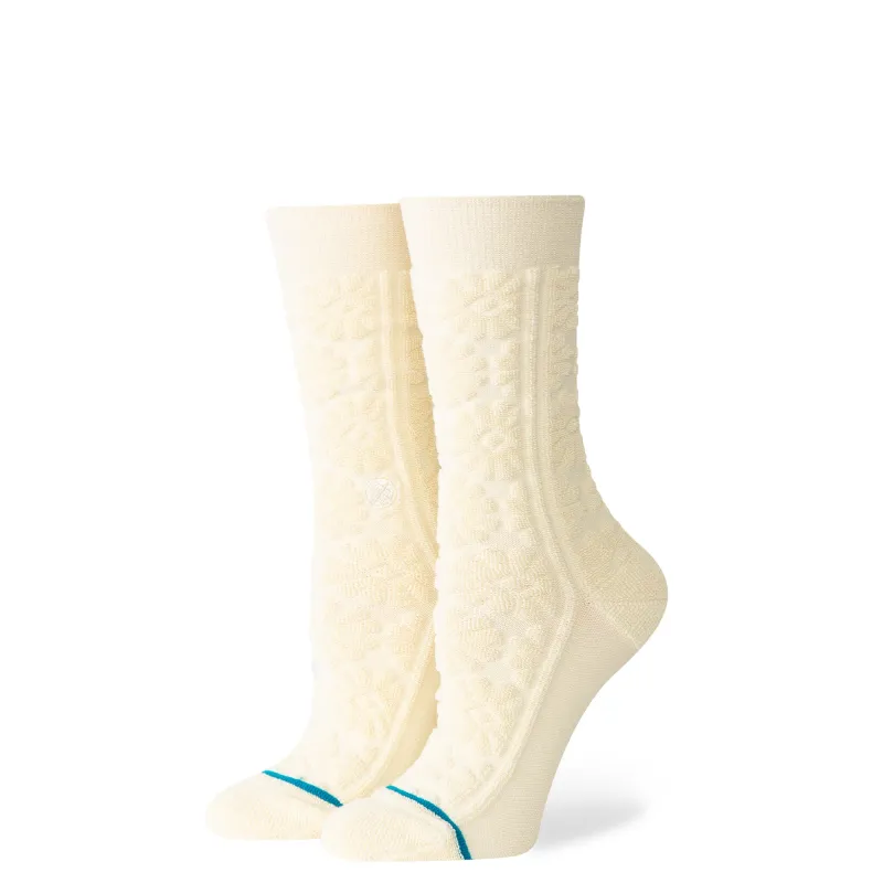 Womens Daisy Terry Cerw Socks made by Stance