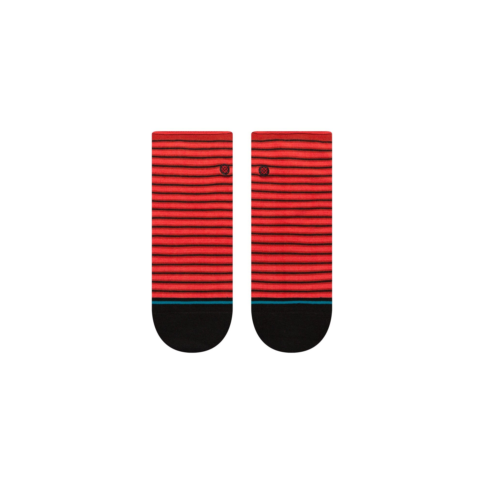 Womens Red Fade Quarter Socks sold by Stance product image thumbnail 2