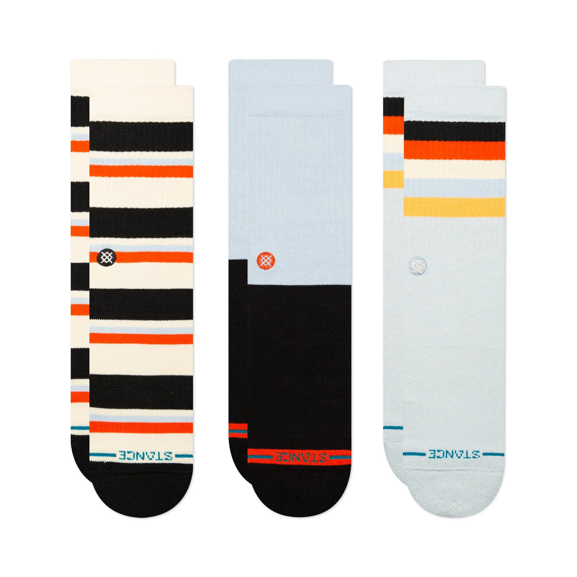 Weekly Grind Crew Socks 3 Pack sold by Stance