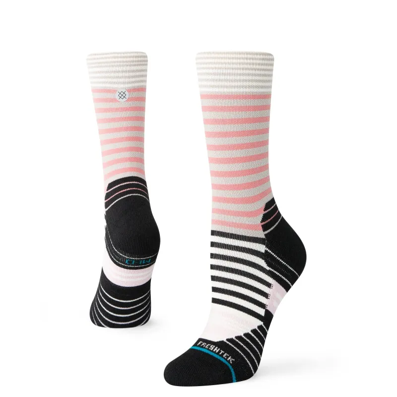 Womens Sunshine Stripe Mid Crew Socks sold by Stance