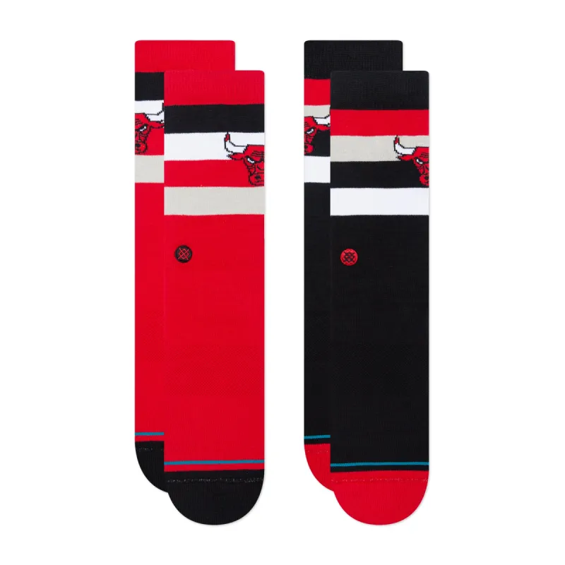 NBA Chicago Bulls Crew Socks 2 Pack sold by Stance