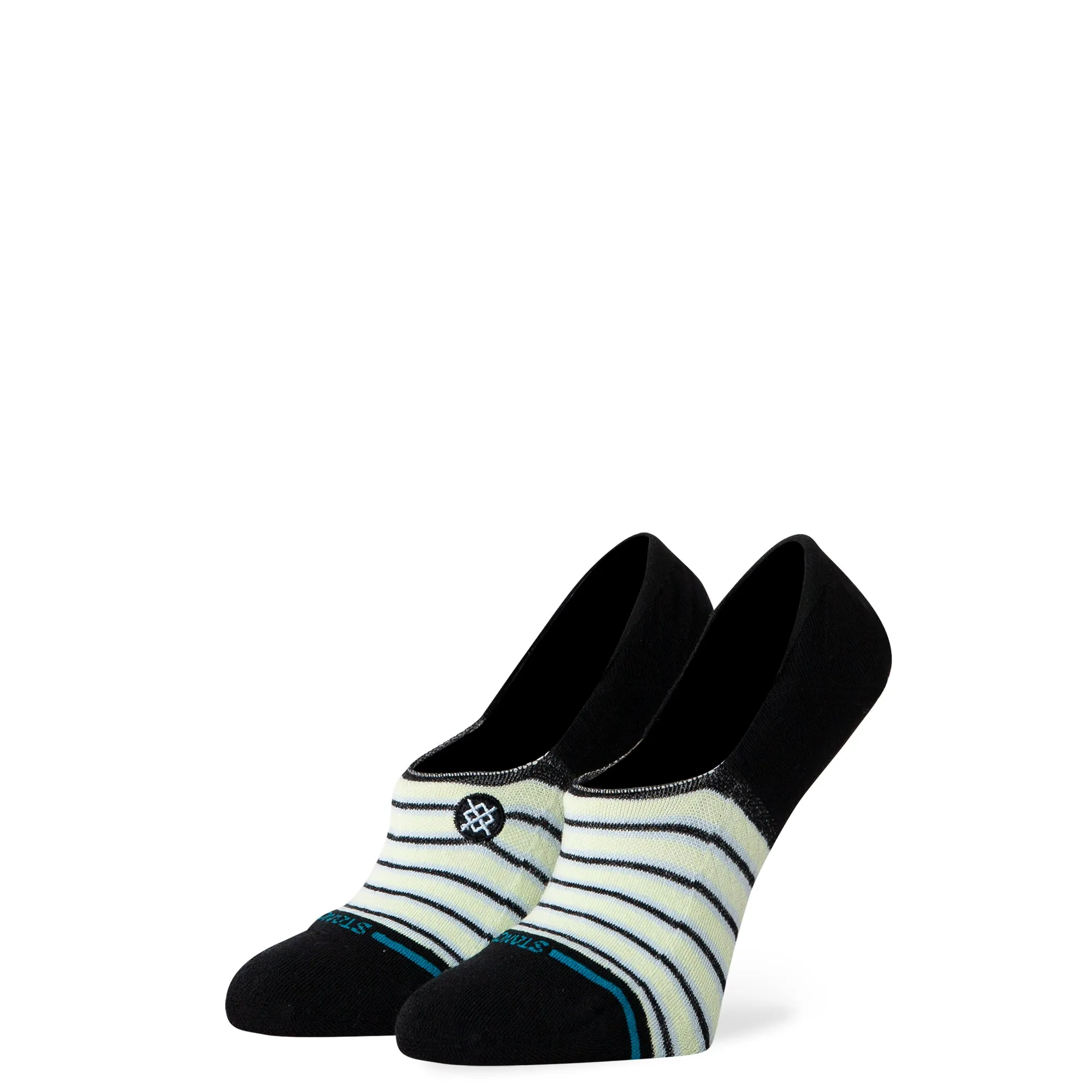 Womens Blue Fade No Show Socks sold by Stance