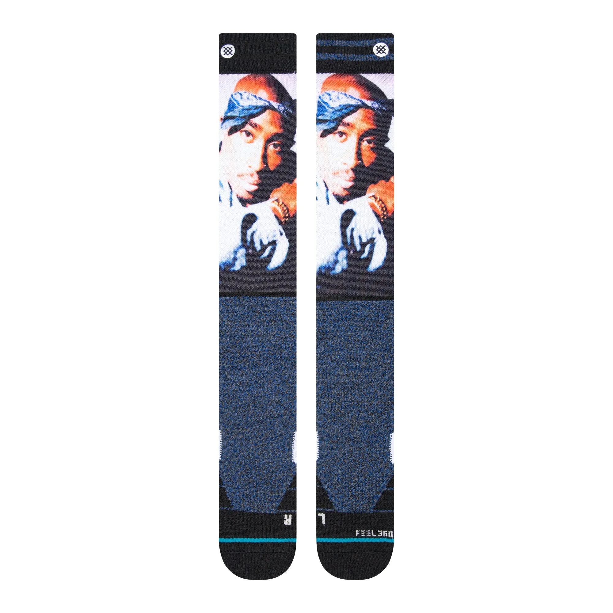Tupac x Stance Makaveli Snow Otc Socks sold by Stance product image thumbnail 2
