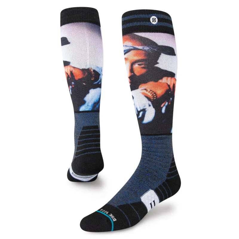 Tupac x Stance Makaveli Snow Otc Socks sold by Stance