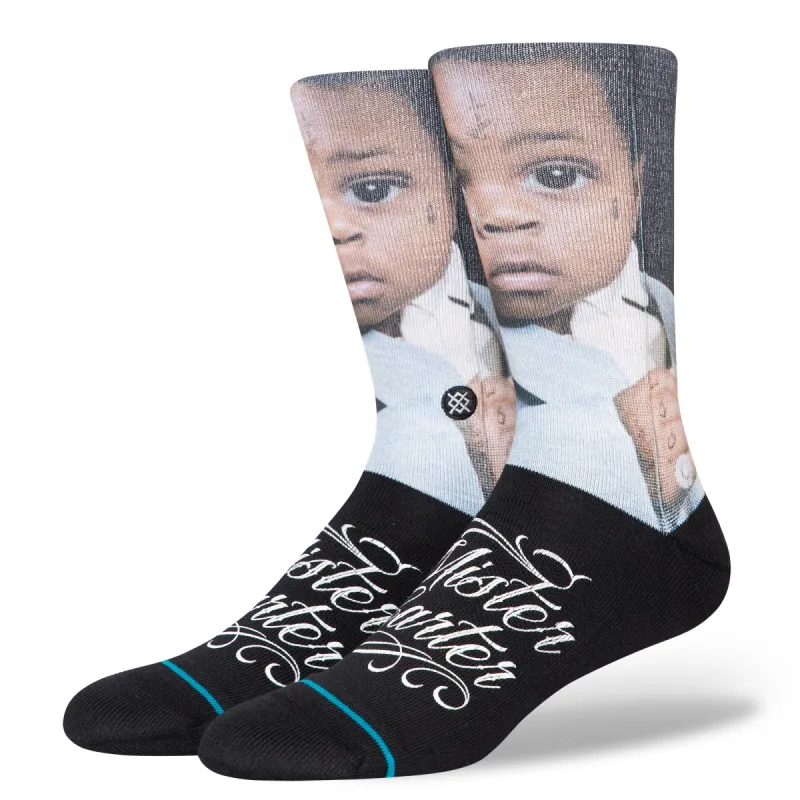 Lil Wayne x Stance Mister Carter Crew Socks sold by Stance