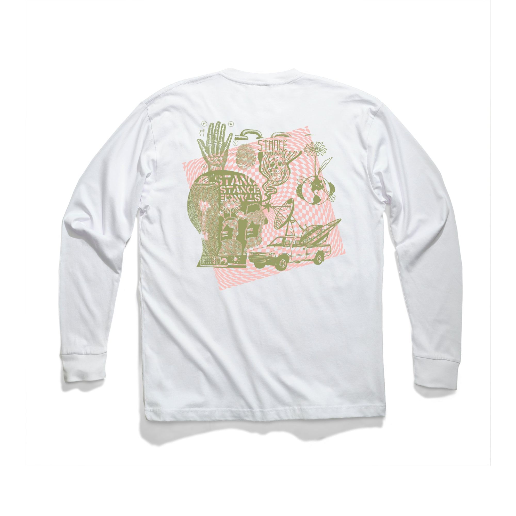 Spaced Out Long Sleeve T-Shirt sold by Stance