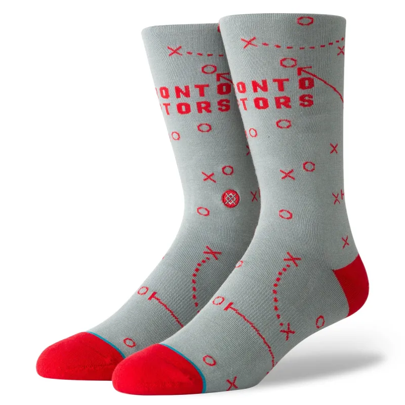 Toronto Raptors Playbook Crew Socks sold by Stance