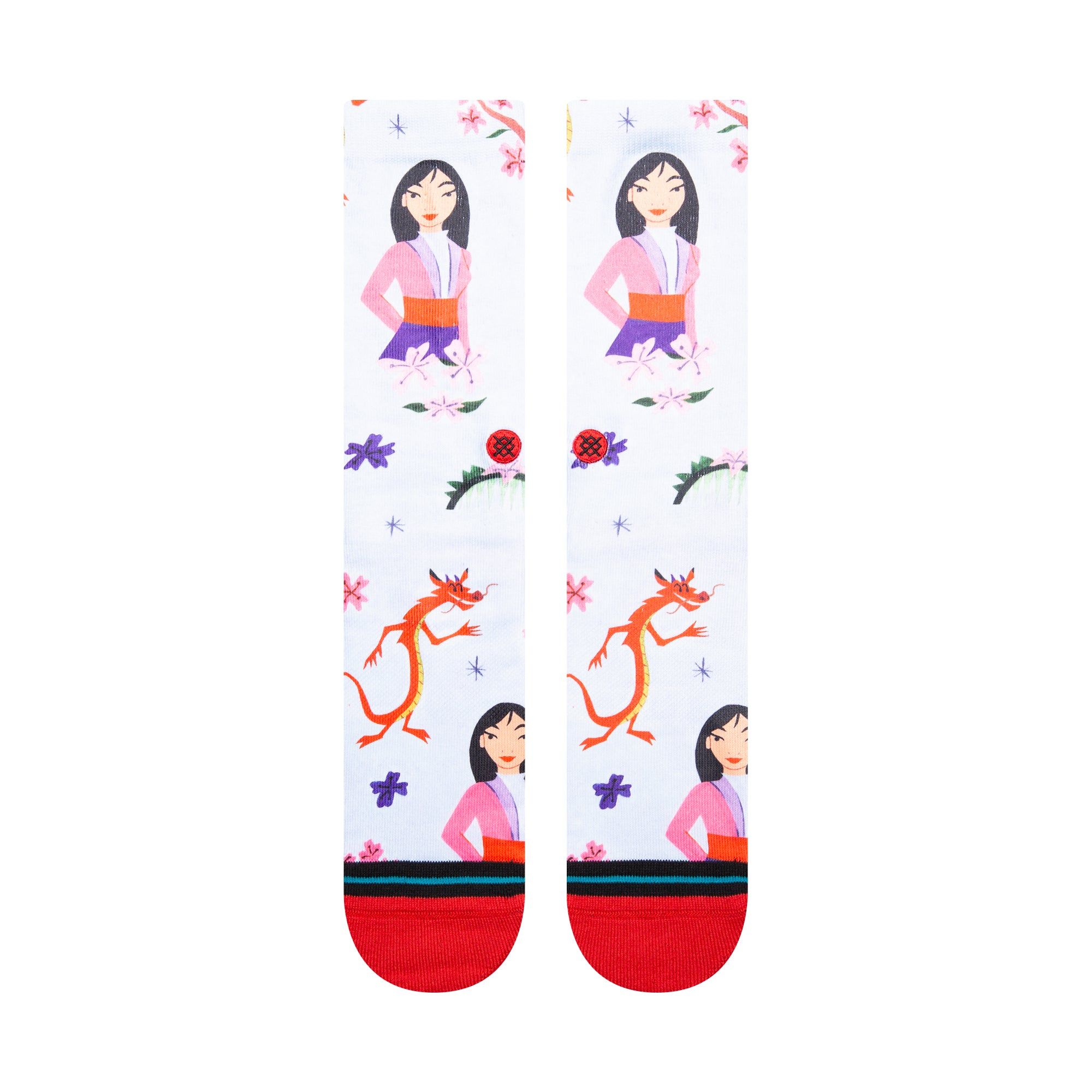 Disney 100 x Estée Preda x Stance Mulan Crew Socks sold by Stance product image thumbnail 2