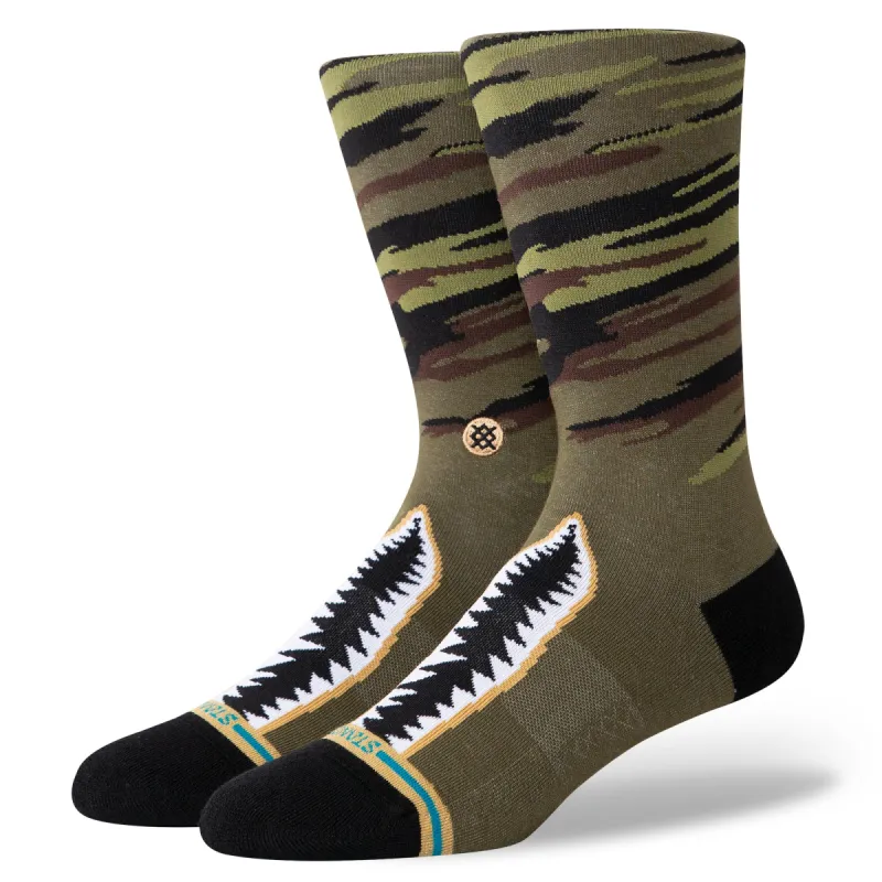 Camo Warbird Crew Socks sold by Stance