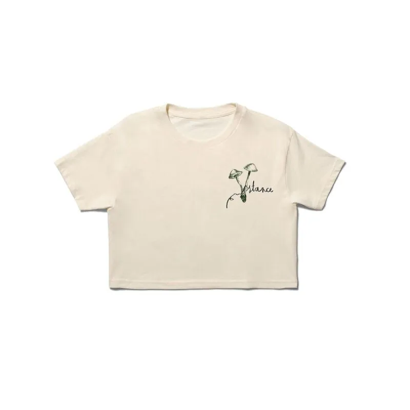 Womens Shroom Stitch Crop Top T-shirt sold by Stance