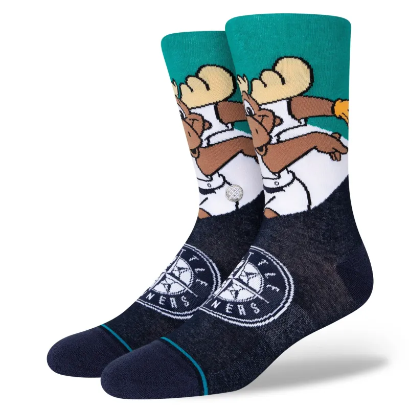 MLB Seattle Mariners Mascot Crew Socks sold by Stance