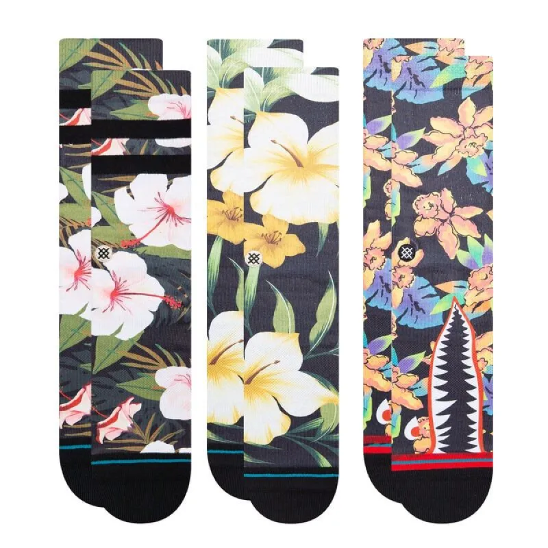 Better Than Flowers Crew Socks 3 Pack sold by Stance