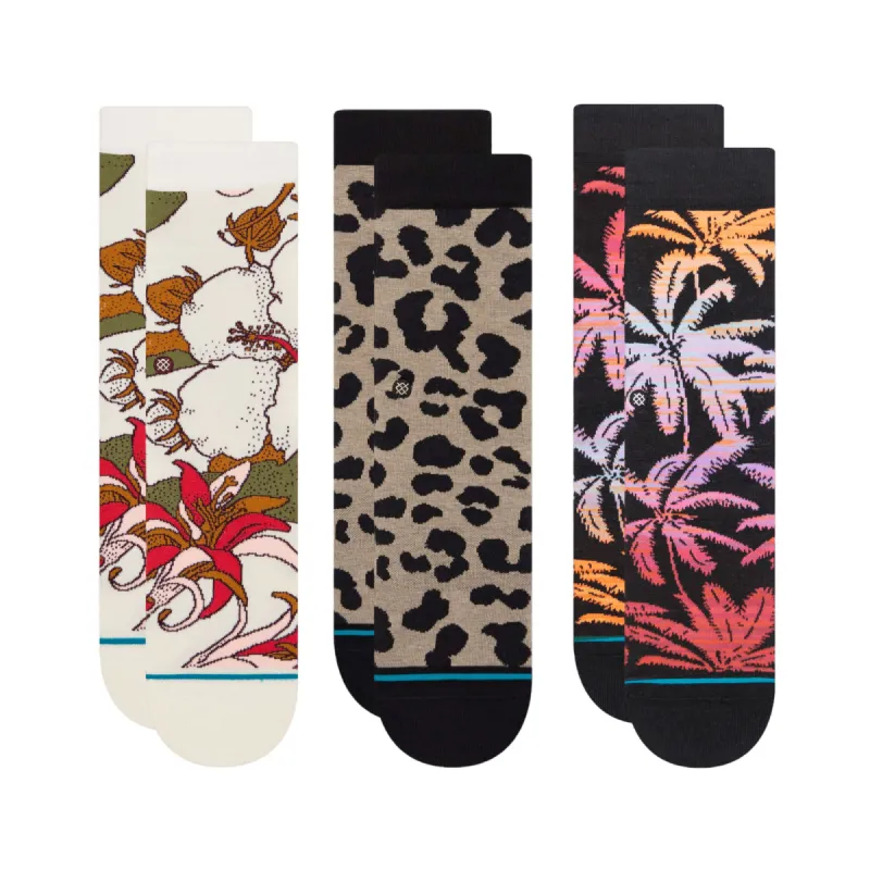 Womens Show Some Flowers Crew Socks 3 Pack sold by Stance