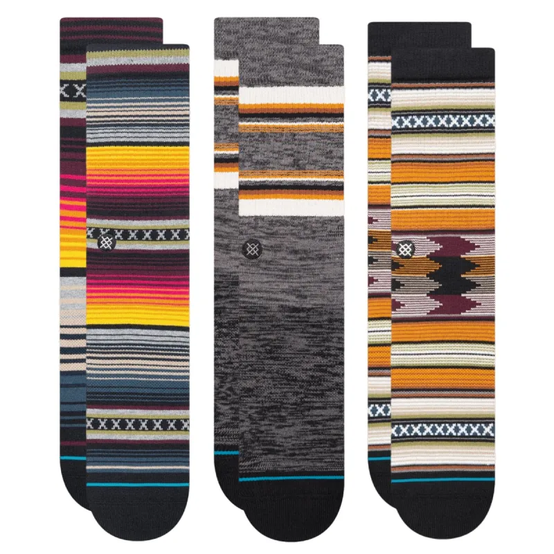 Solid Stripes Crew Socks 3 Pack made by Stance