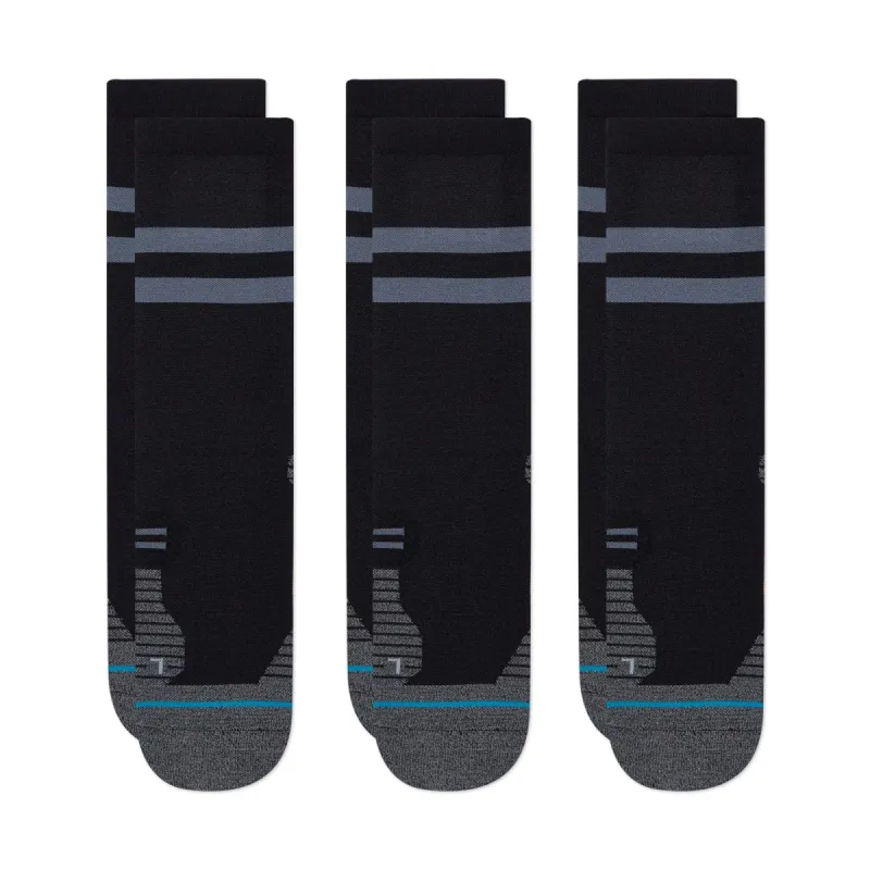 Run Ultralight Crew Socks 3 Pack sold by Stance