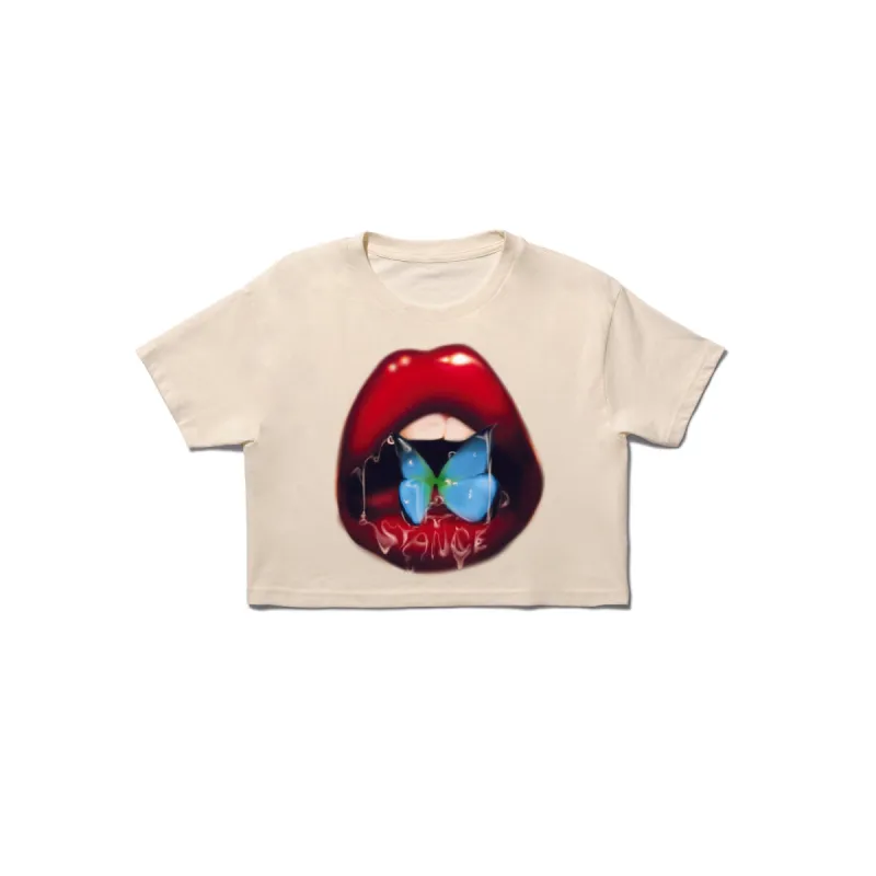 Sara Rabin x Stance Womens' Salivate Crop T-Shirt sold by Stance