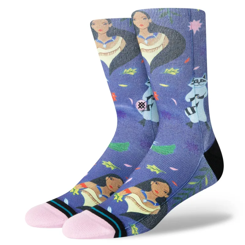 Disney 100 x Estée Preda x Stance Pocahontas Crew Socks sold by Stance