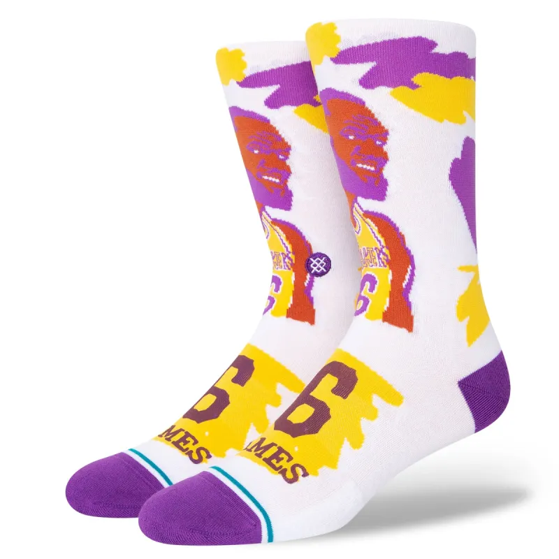 NBA x Stance Paint Lebron Crew Socks sold by Stance