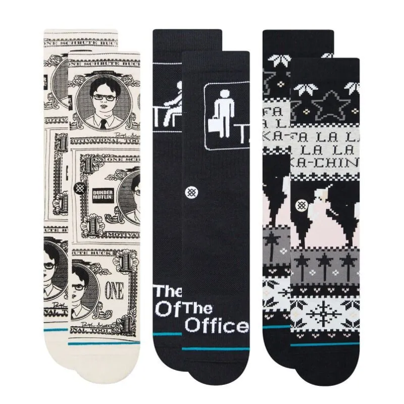 The Office x Stance Crew Socks Set sold by Stance