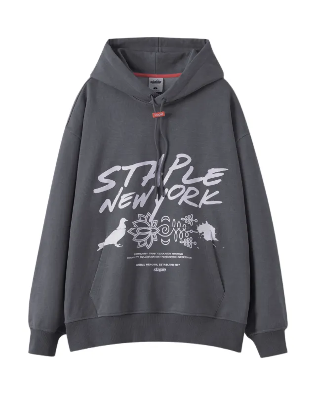 Trinity Graphic Hoodie made by Staple