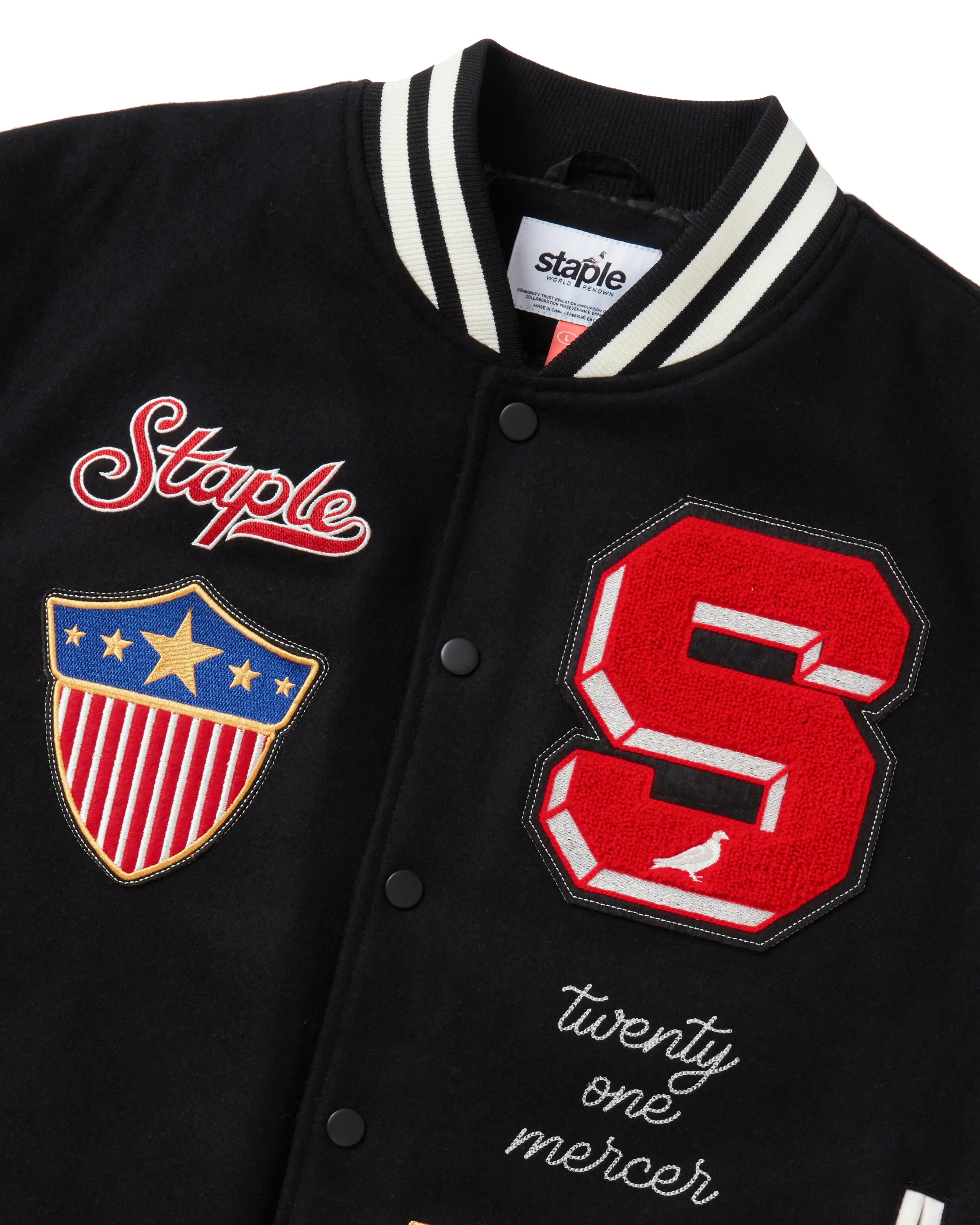 Flags Varsity Jacket sold by Staple product image thumbnail 3