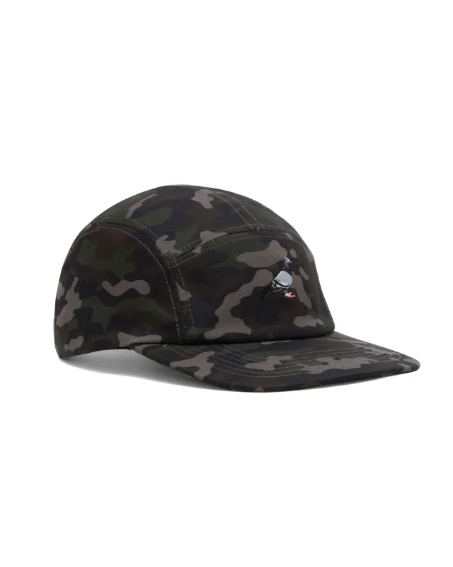Pigeon Camo 5 Panel Cap sold by Staple