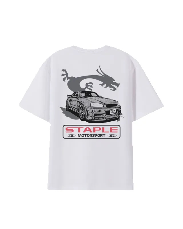 Dragon Motors Tee sold by Staple