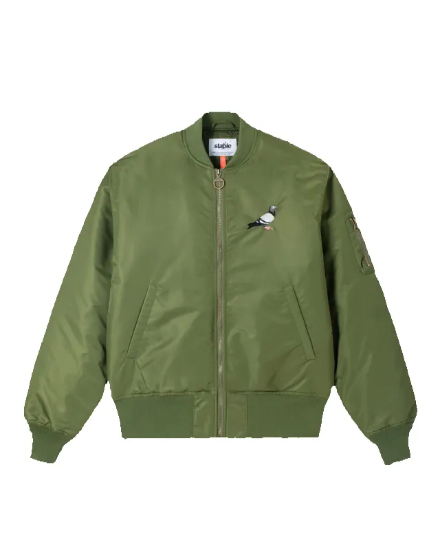 Pigeon Logo Bomber Jkt sold by Staple