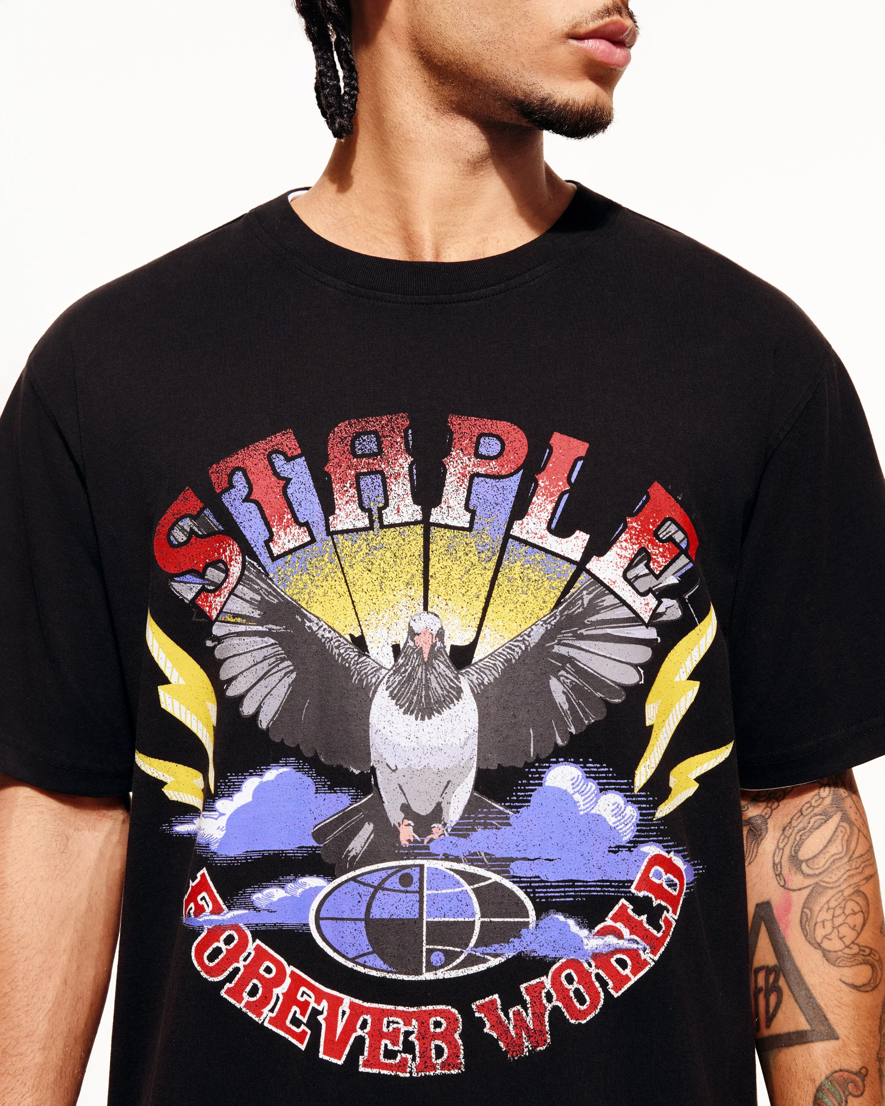 Forever World Tee sold by Staple product image thumbnail 3