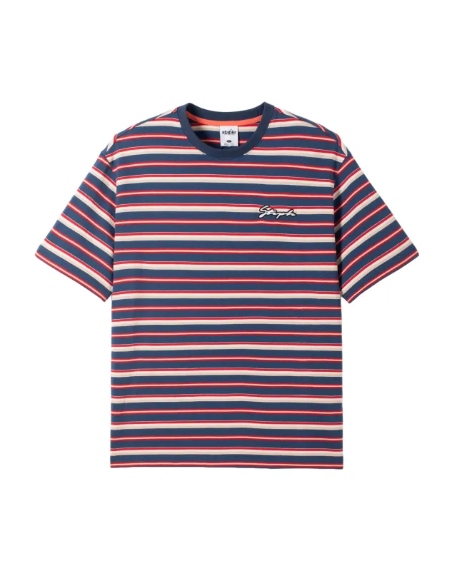 Carlyle Striped Tee made by Staple