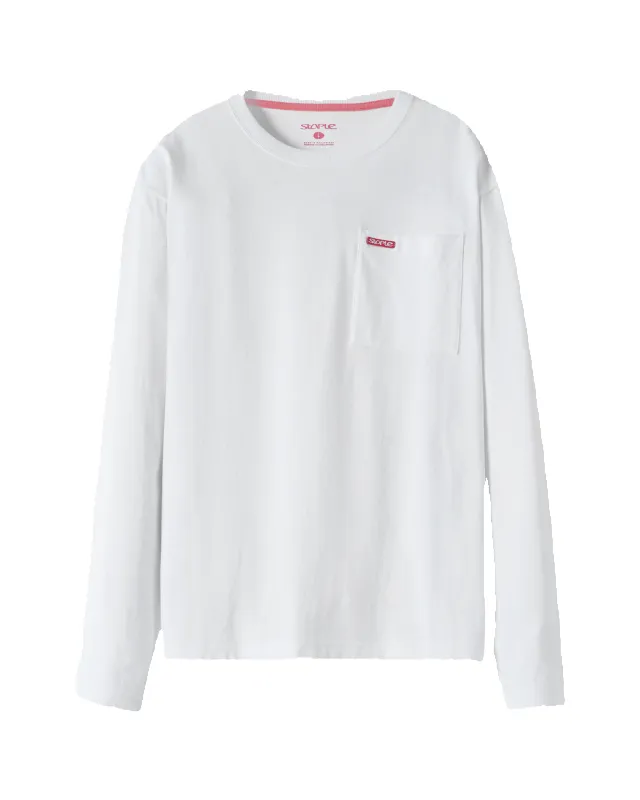 L/S Bar Logo Pkt Tee made by Staple