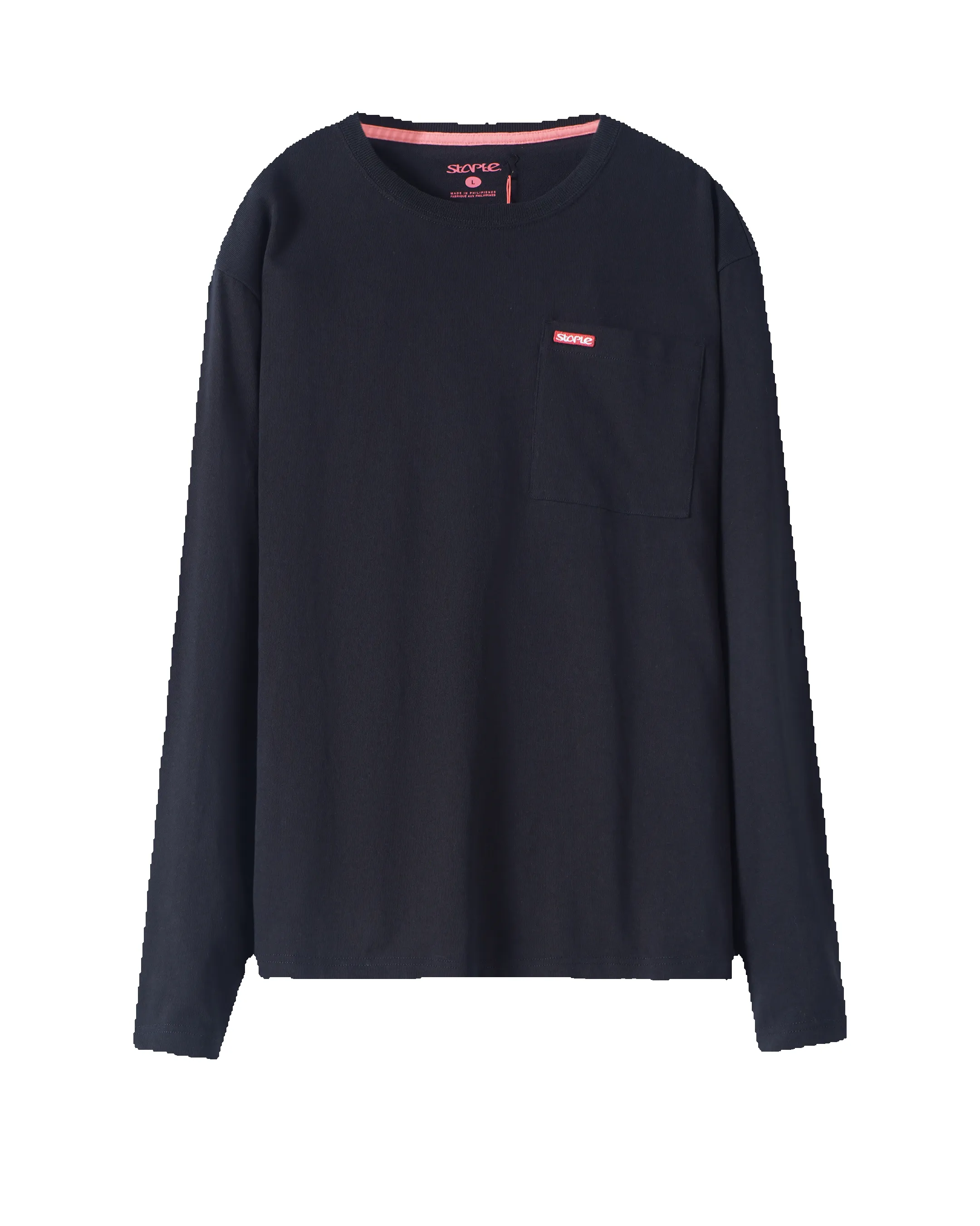 L/S Bar Logo Pkt Tee sold by Staple