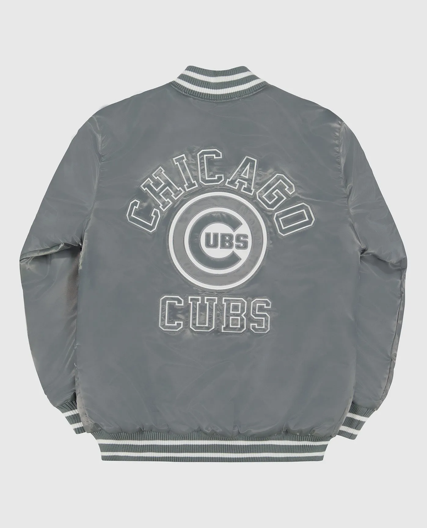 Ty Mopkins Chicago Cubs Varsity Satin Full-Snap Jacket sold by Starter product image thumbnail 4
