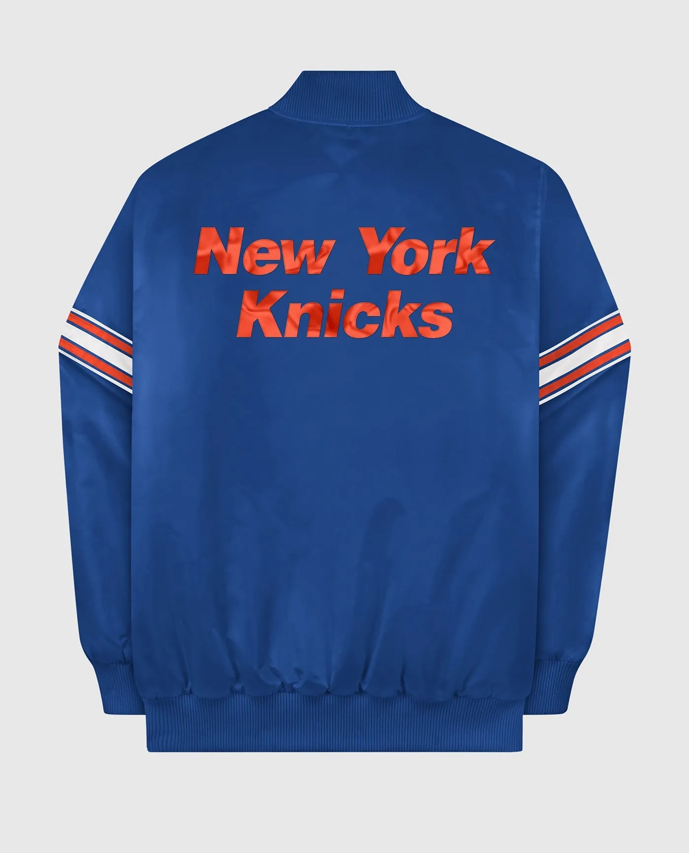 New York Knicks Varsity Satin Full-Snap Jacket sold by Starter product image thumbnail 4