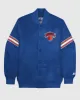 New York Knicks Varsity Satin Full-Snap Jacket sold by Starter
