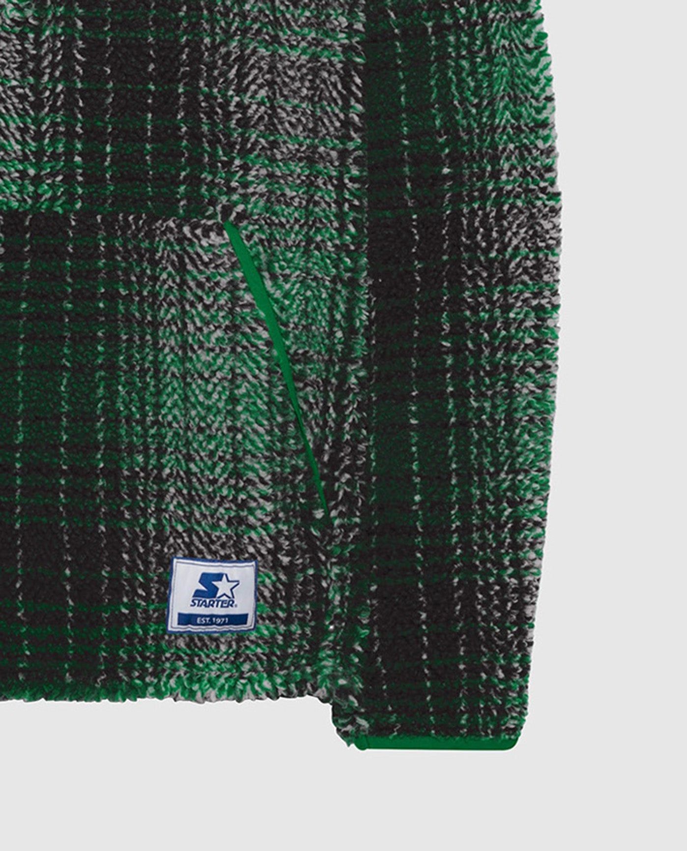Philadelphia Eagles Gus Plaid Sherpa Pullover Jacket sold by Starter product image thumbnail 3