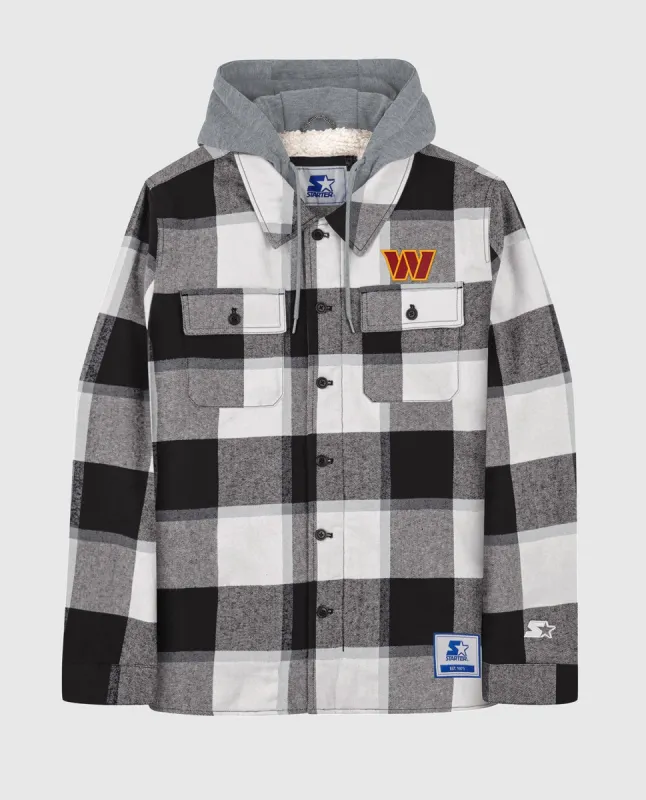 Washington Commanders The Big Joe Sherpa Lined Plaid Jacket sold by Starter