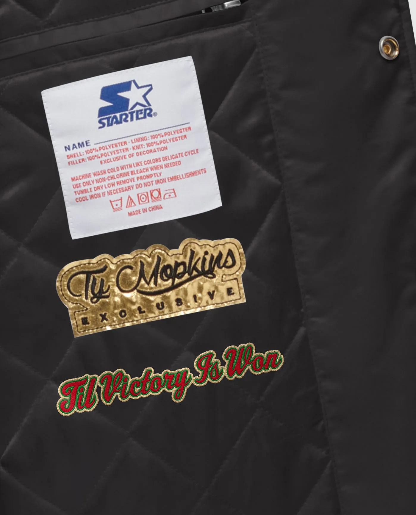 Ty Mopkins Black History Month Indiana Pacers Full-Snap Jacket sold by Starter product image thumbnail 5