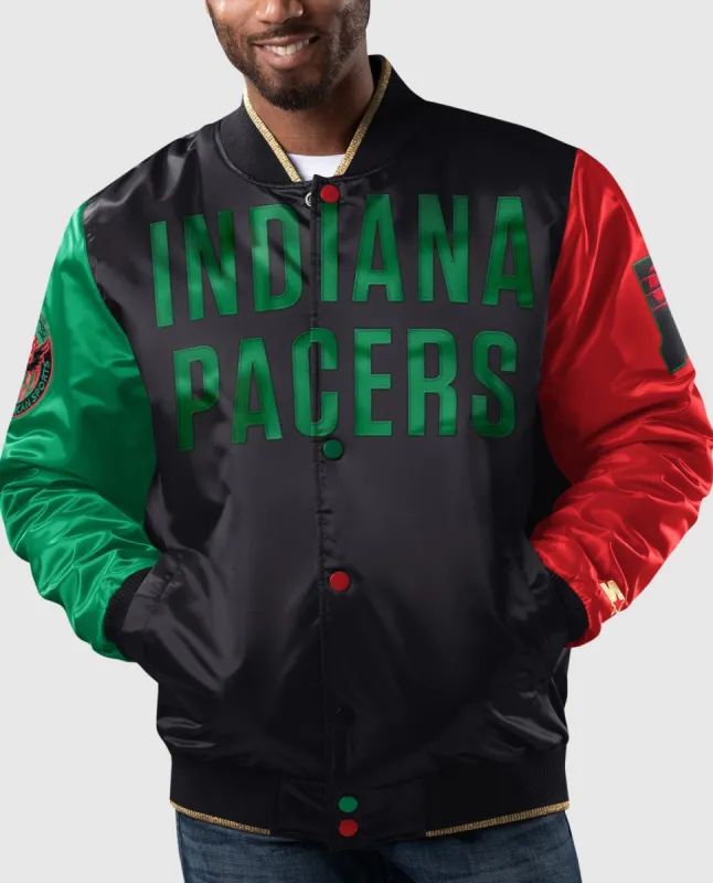 Ty Mopkins Black History Month Indiana Pacers Full-Snap Jacket sold by Starter
