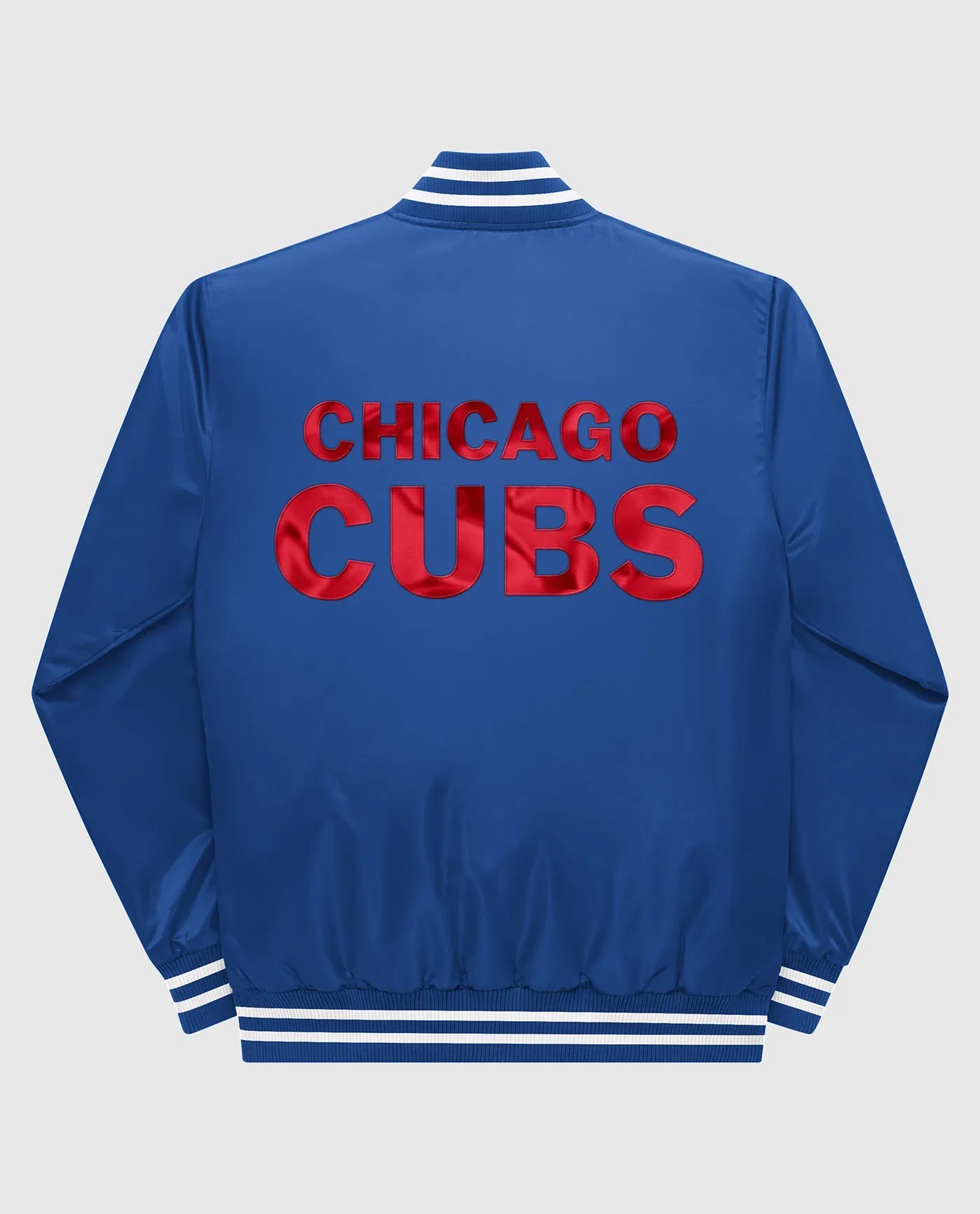 Chicago Cubs Varsity Satin Full-Snap Jacket sold by Starter product image thumbnail 4